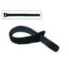 velcro cable tie, black, 10x150 mm, 12 pcs