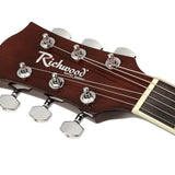 Richwood - Rd-12L-Sb - Lefthanded Acoustic Guitar – Heads, Sunburst