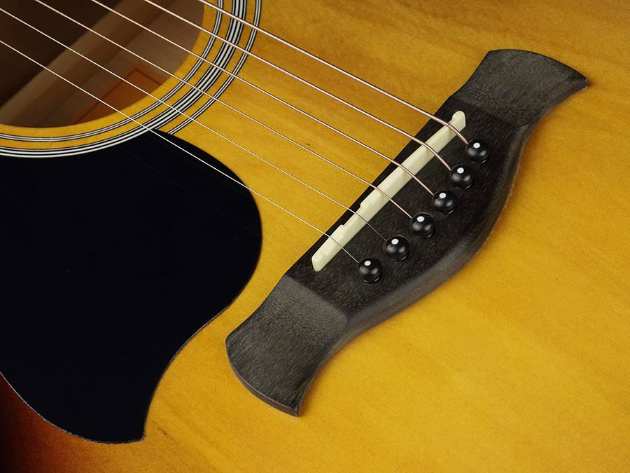 Richwood - Rd-12L-Sb - Lefthanded Acoustic Guitar – Heads, Sunburst