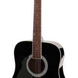 Richwood - RD-12L-BK - lefthanded acoustic guitar – Heads, Black