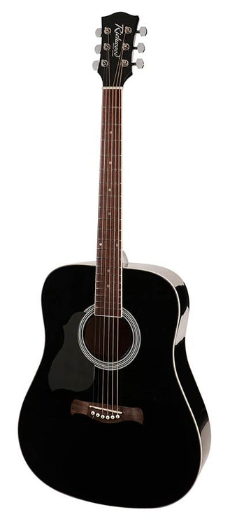 Richwood - RD-12L-BK - lefthanded acoustic guitar – Heads, Black
