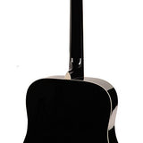 Richwood - Rd-12L-Bk - Lefthanded Acoustic Guitar – Heads, Black
