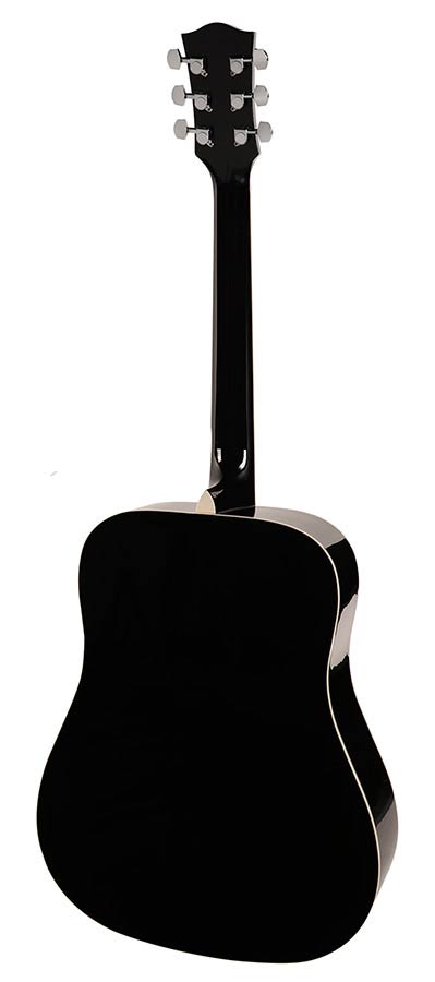 Richwood - Rd-12L-Bk - Lefthanded Acoustic Guitar – Heads, Black