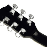 Richwood - Rd-12L-Bk - Lefthanded Acoustic Guitar – Heads, Black