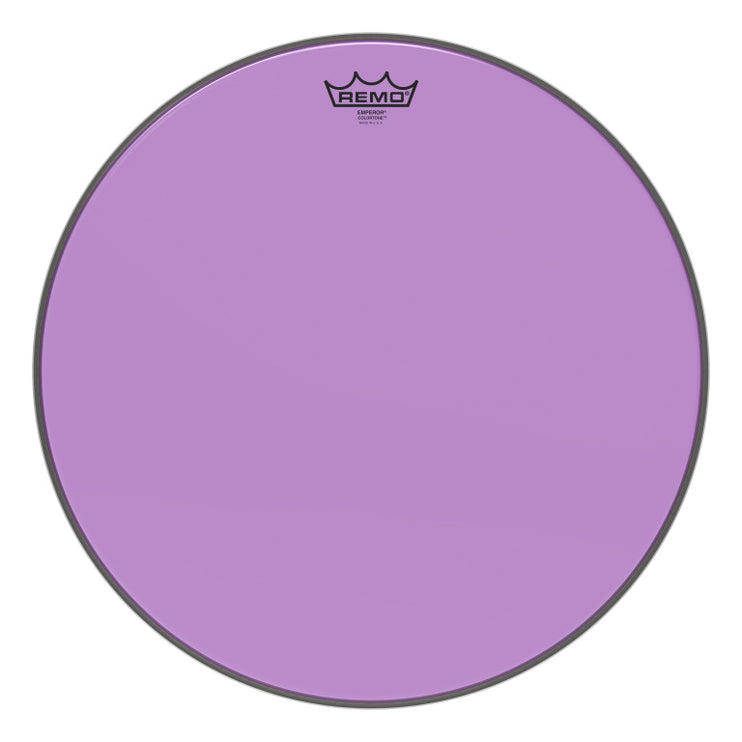 Remo - BE-0318-CT-PU - Emperor Colortone batter drumhead, purple, 18"