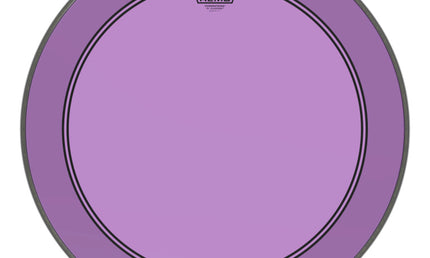 Remo - P3-1322-CT-PU - Powerstroke 3 Colortone bass drumhead, purple, 22"