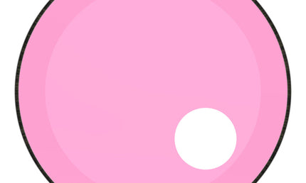 Remo - P3-1322-CT-PKOH - Powerstroke 3 Colortone bass drumhead, pink, 22", with 5" offset hole