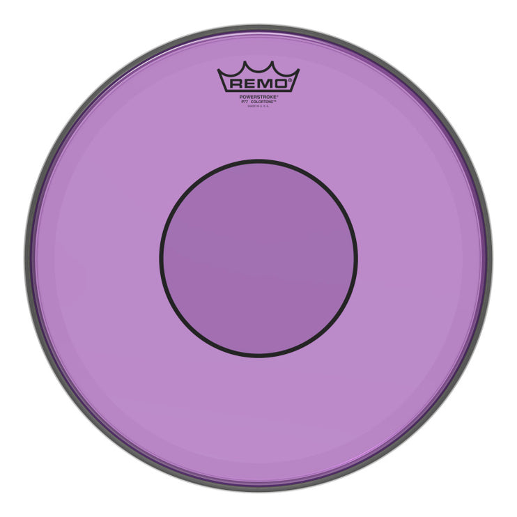 Remo - P7-0314-CT-PU - Powerstroke 77 Colortone batter drumhead, purple, 14"