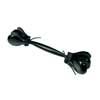 castanet on handle, ebony, double model