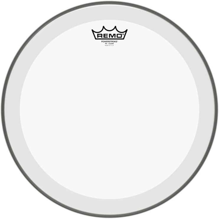 Remo - P4-0315-BP - 15" Powerstroke 4 Clear Tom/ Snare/ Floortom Head with double layer