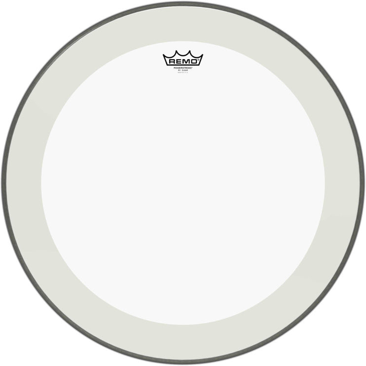Remo - P4-1322-C2 - 22" Powerstroke 4 Clear Bass Drum head with double layer and clear dot