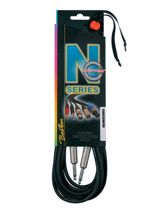 Boston - GC-500-9 - Instrument Cable, Jack-jack, Neutrik Connectors, 9 Meter
