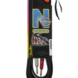 Boston - GC-510-6 - Instrument Cable, Jack-silent Jack, Neutrik Connectors, 6 Meter
