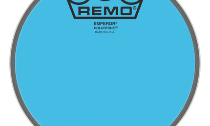 Remo - BE-0306-CT-BU - Emperor Colortone batter drumhead, blue, 6"