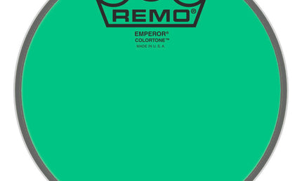 Remo - BE-0306-CT-GN - Emperor Colortone batter drumhead, green, 6"