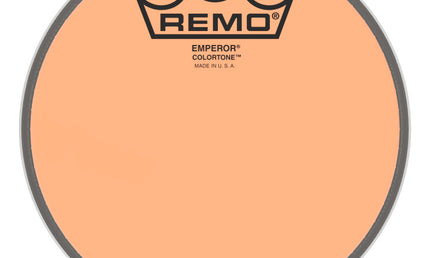 Remo - BE-0306-CT-OG - Emperor Colortone batter drumhead, orange, 6"