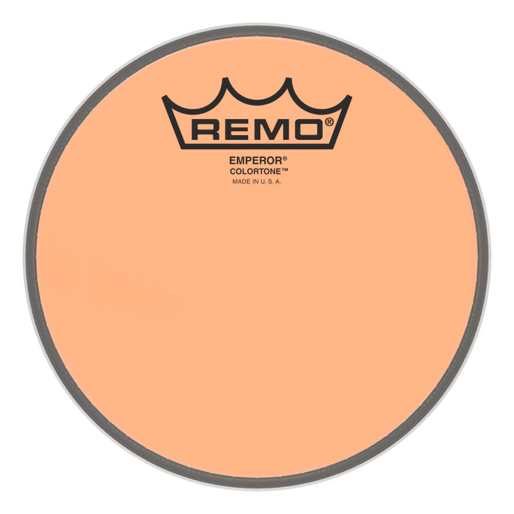 Remo - BE-0306-CT-OG - Emperor Colortone batter drumhead, orange, 6"