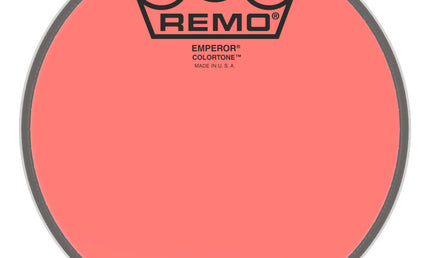 Remo - BE-0306-CT-RD - Emperor Colortone batter drumhead, red, 6"