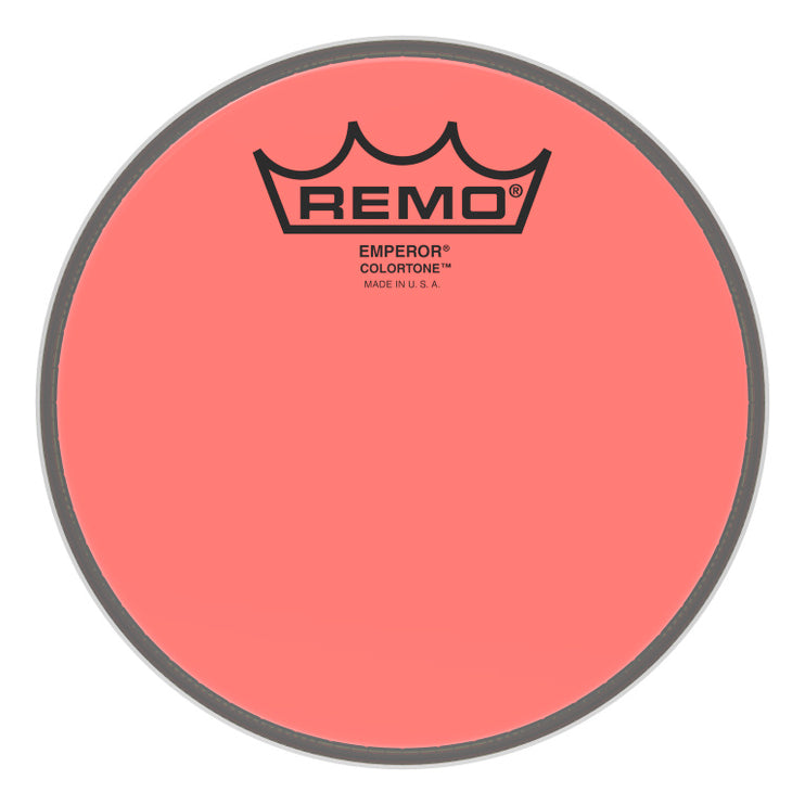 Remo - BE-0306-CT-RD - Emperor Colortone batter drumhead, red, 6"