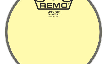 Remo - BE-0306-CT-YE - Emperor Colortone batter drumhead, yellow, 6"