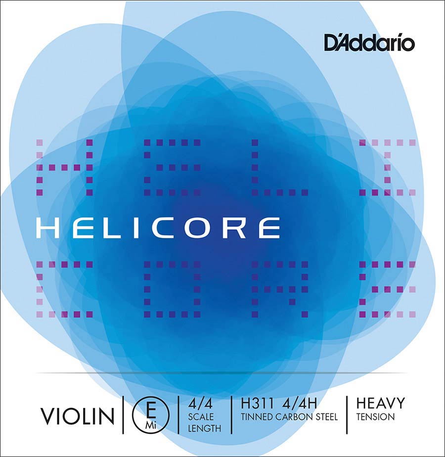 D'Addario H311-44H Vioolsnaar E-1 4/4 Heavy Vertind Hoogkoolstof Staal