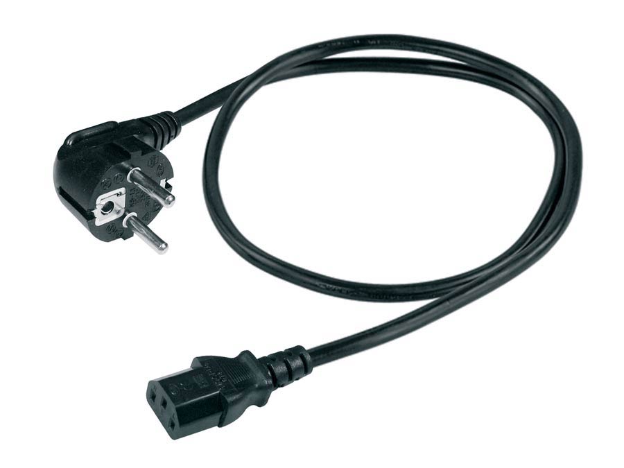 Boston - SM-300-1.8 - Power Cable, Black, 3 X 0,75 Mm, 2 Europlug, 250 Volt, 1.8 Meter