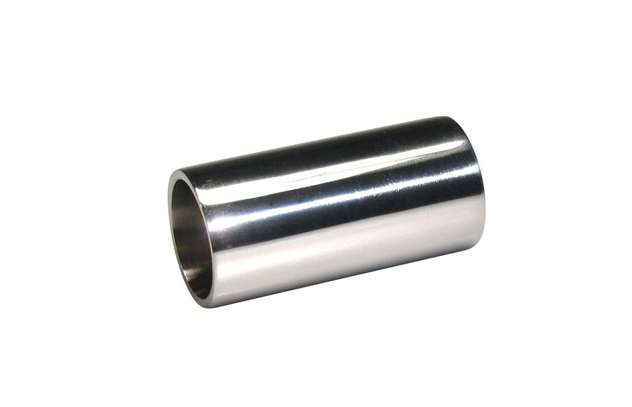 metal slide, chrome, 21x25x51 mm.