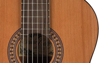 classic guitar, solid Canadian cedar top, sapele b&s