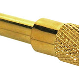 Boston - AT-165-G - Adaptor, 3,5mm Jack Female Stereo, 6,3mm Jack Male Stereo, Gold Metal