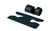 Boston - VB10 - ventielbeschermer voor trompet, leder look, zwart, met velcro