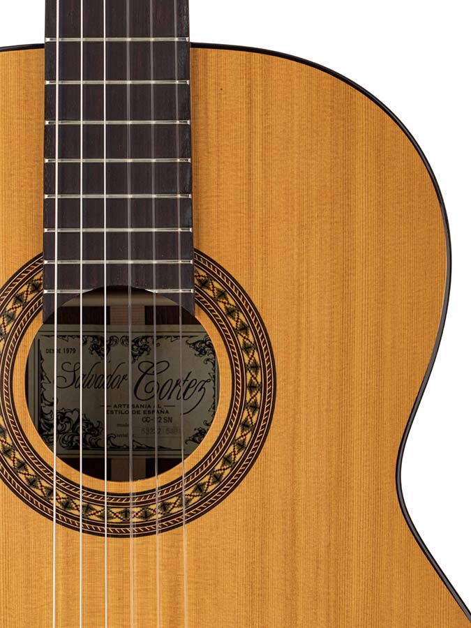 Salvador Cortez CC-22-SN Solid Top Artist Series Klassieke Gitaar 7/8 – afbeelding 4