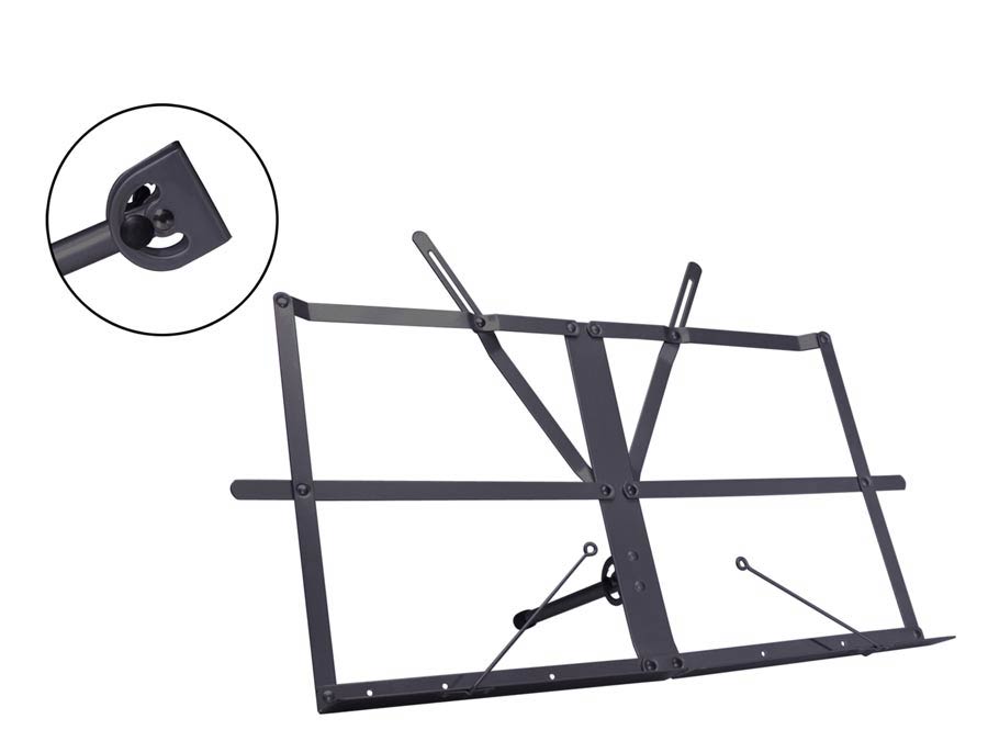 Boston - B-800-BK - Table Top Music Stand, Foldable, Black