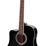 Richwood - RD-12LCEBK - lefthanded acoustic guitar – Heads, Black