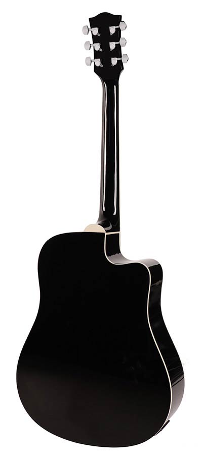 Richwood - Rd-12Lcebk - Lefthanded Acoustic Guitar – Heads, Black