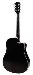 Richwood - Rd-12Lcebk - Lefthanded Acoustic Guitar – Heads, Black