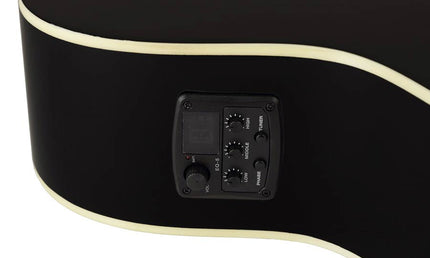 Richwood - Rd-12Lcebk - Lefthanded Acoustic Guitar – Heads, Black
