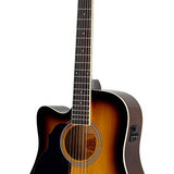 Richwood - RD-12LCESB - lefthanded acoustic guitar – Heads, Sunburst