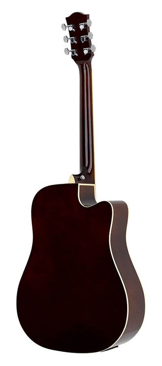 Richwood - Rd-12Lcesb - Lefthanded Acoustic Guitar – Heads, Sunburst