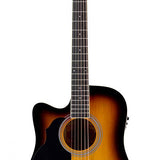Richwood - Rd-12Lcesb - Lefthanded Acoustic Guitar – Heads, Sunburst