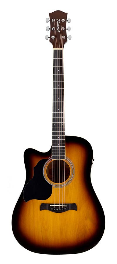 Richwood - Rd-12Lcesb - Lefthanded Acoustic Guitar – Heads, Sunburst
