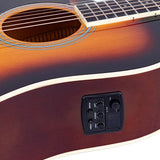 Richwood - Rd-12Lcesb - Lefthanded Acoustic Guitar – Heads, Sunburst