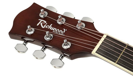 Richwood - Rd-12Lcesb - Lefthanded Acoustic Guitar – Heads, Sunburst