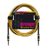 Boston - GC-262-3 - Instrument Cable, Vintage Yellow, 2 X Jack Metal, 3 Meter