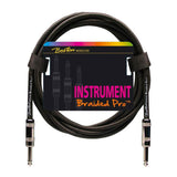 Boston - GC-268-3 - Instrument Cable, Vintage Black, 2 X Jack Metal, 3 Meter