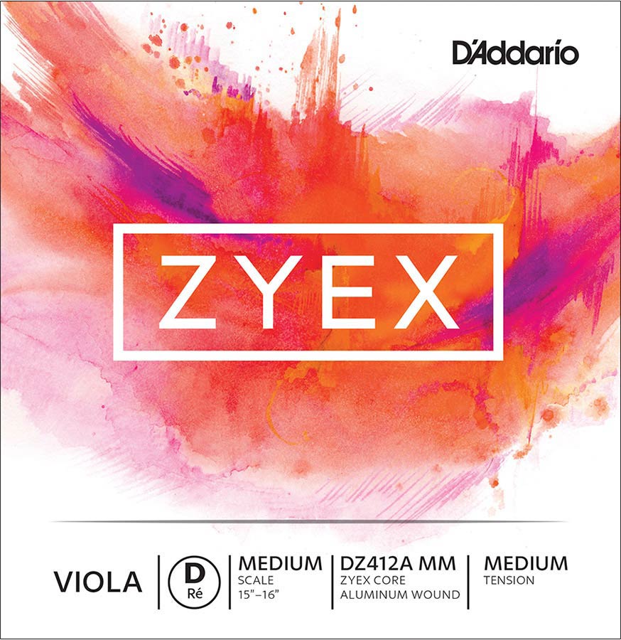 D'Addario DZ412A-MM Altvioolsnaar D-2 15"+ Medium Aluminium