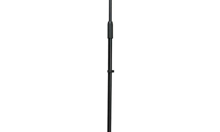 microphone stand with round base, black, max height 160cm