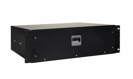 19 inch rack drawer 3HE with lift lock, internal height 117mm