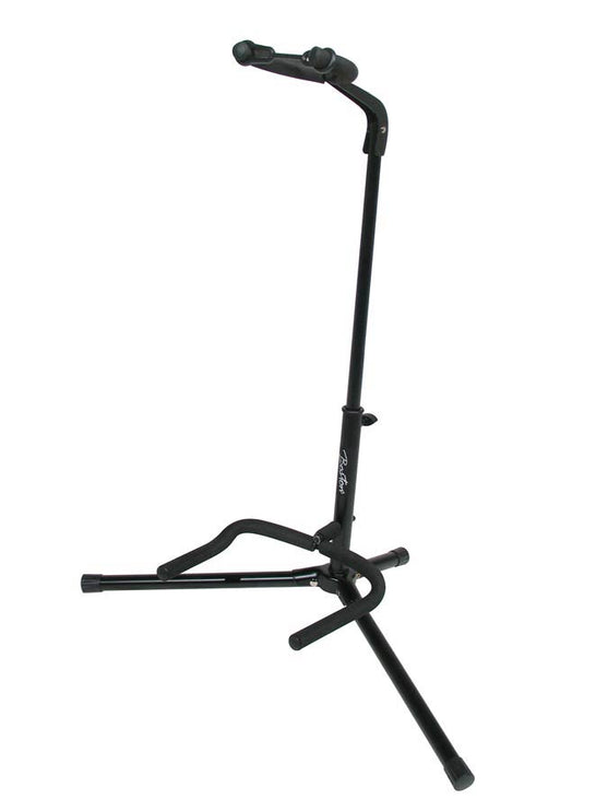 Boston - GS-49-BK - Universal Guitar Stand, Fork Model, Metal, Black, With Collapsable Neck Support