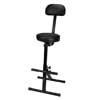 music stool, fully adjustable, black