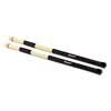 drum rods, black handle, 19 rods, rubber ring, length 400 mm., head diameter 15 mm., bamboo